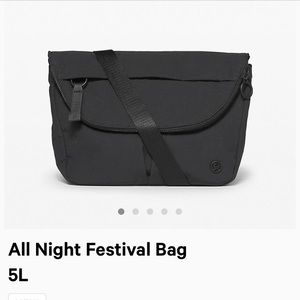 All night festival bag 5L
